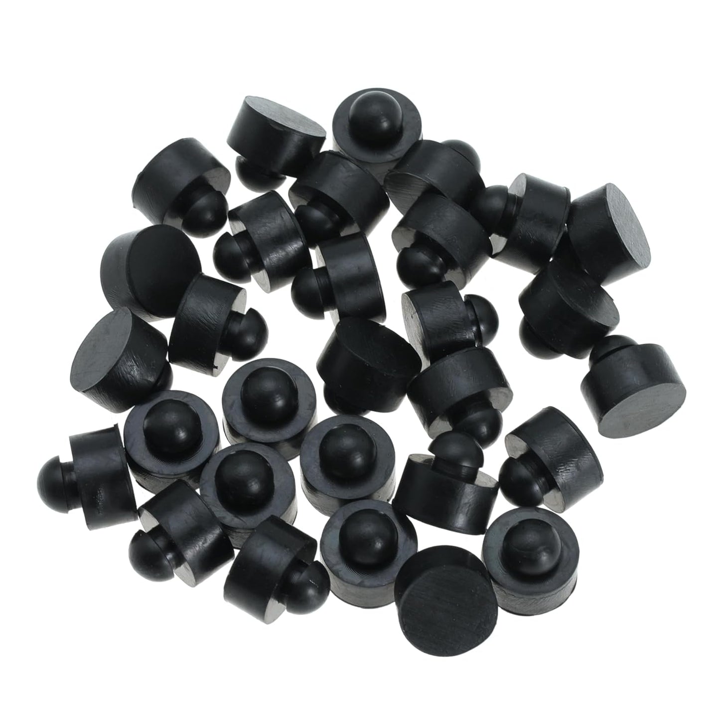 1/4" Push-in Bumper Feet Crock Pot Rubber Bumpers Replacement for Blackstone Grill Griddle Crock Pots 30pcs