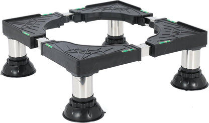 Washing Machine Stand, Fridge Stands, Adjustable Furniture Base for Air-conditioner, Household Appliance Pedestal for Washer Dryer Refrigerator with 4 Height-adjustable Sturdy Feet