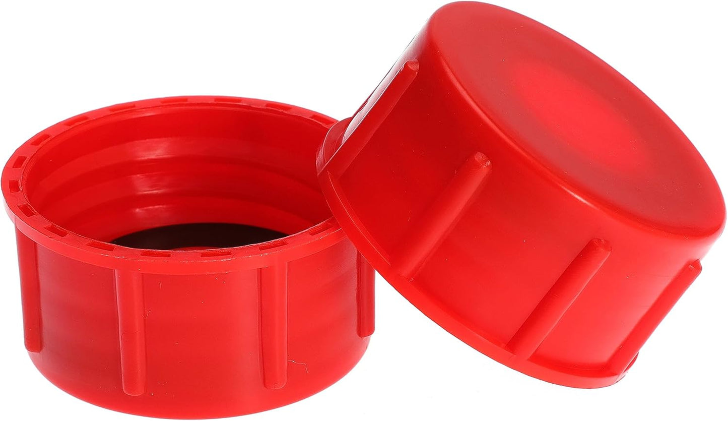 Gas Can Cap Replacement Red Coarse Thread Cap Solid Transportation Gas Can Caps Prevent Fuel Leakage