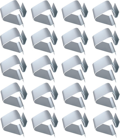 RV Screen Clips Door Window Retainer Clips for Installer Rescreening Windows, Garage, Patio, RVs (20 Pack)