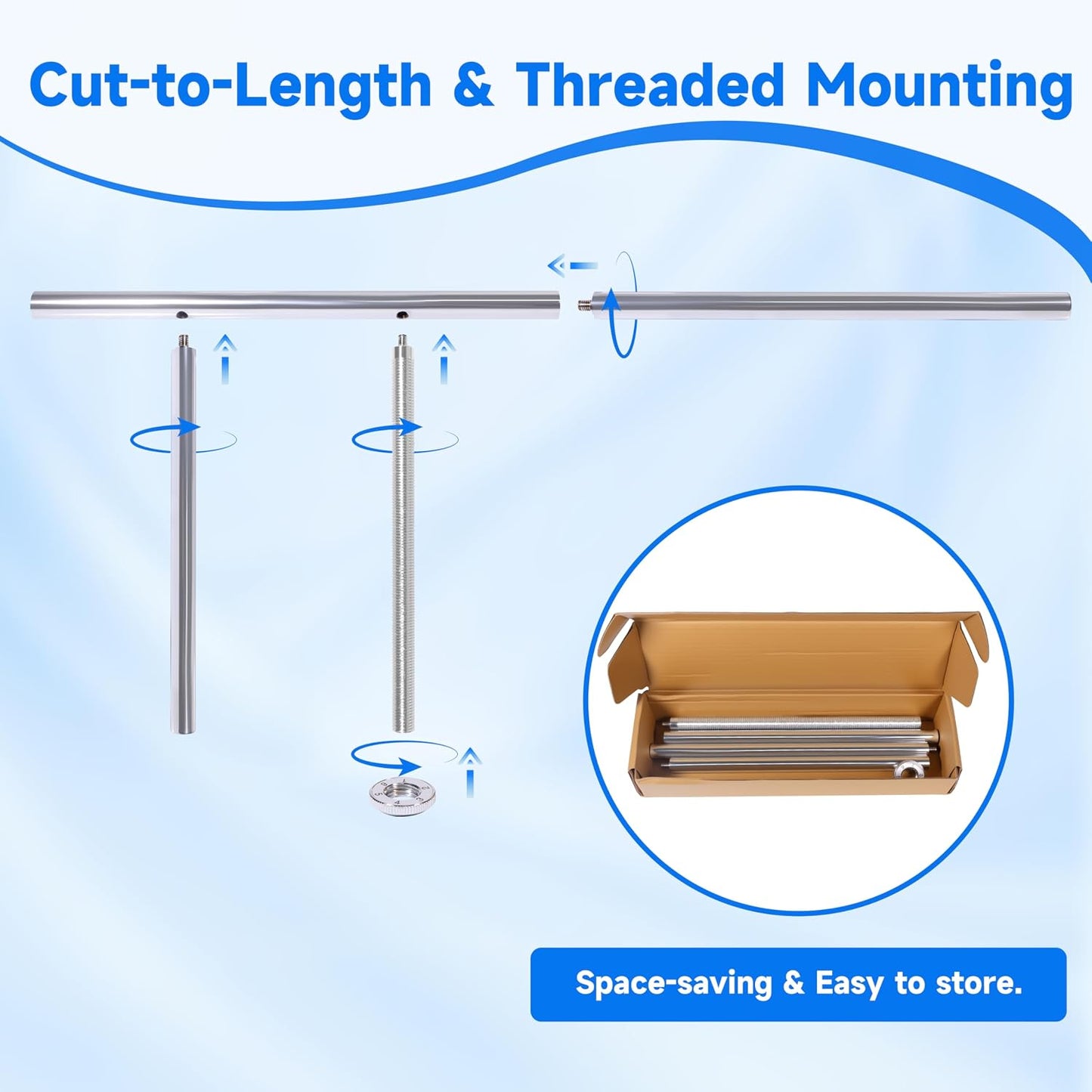 Extended Support Bar for Tormek Sharpening Machines Fits T8 T7 T4 T3 and Older Models with Micro Adjust Scale