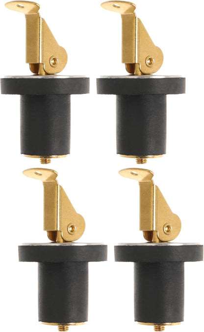 Boat Drain Plug Brass Boat Plug Snap Rubber Plugs Deck Plug for Boat Marine Twist Accessories
