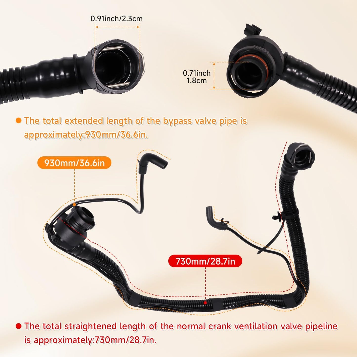 Vapor Canister Purge Valve Solenoid EVAP Vent Purge Control Valve Replace 55573017 and PCV Valve Hose Replace 25193343 for Chevrolet Sonic Trax Cruze Encore 2011-2020