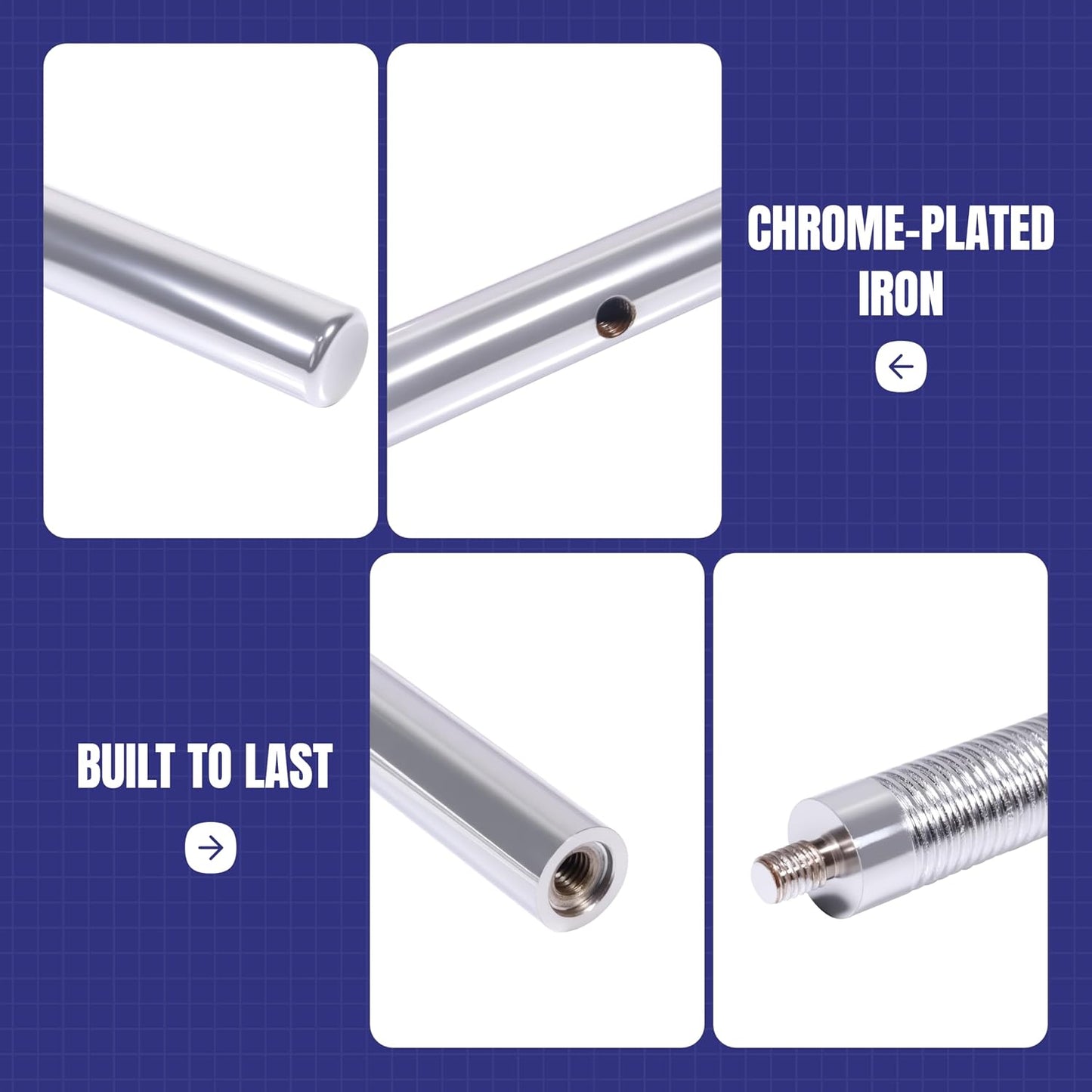 US-430 Support Extended Bar for Tormek Knife Sharpening System T8 T7 T4 T3 Sharpener and Older Models (2, Detachable)