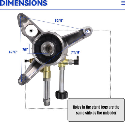 Pressure Washer Pump Replace RMW25G28-EZ 7/8” Vertical Shaft Pumps Right-Handed Power Washer Pump for Troy-Bilt for Craftsman with Easy Start Valve Thermal Relief Valve 2.5 GPM 2800 PSI 193 Max Bar