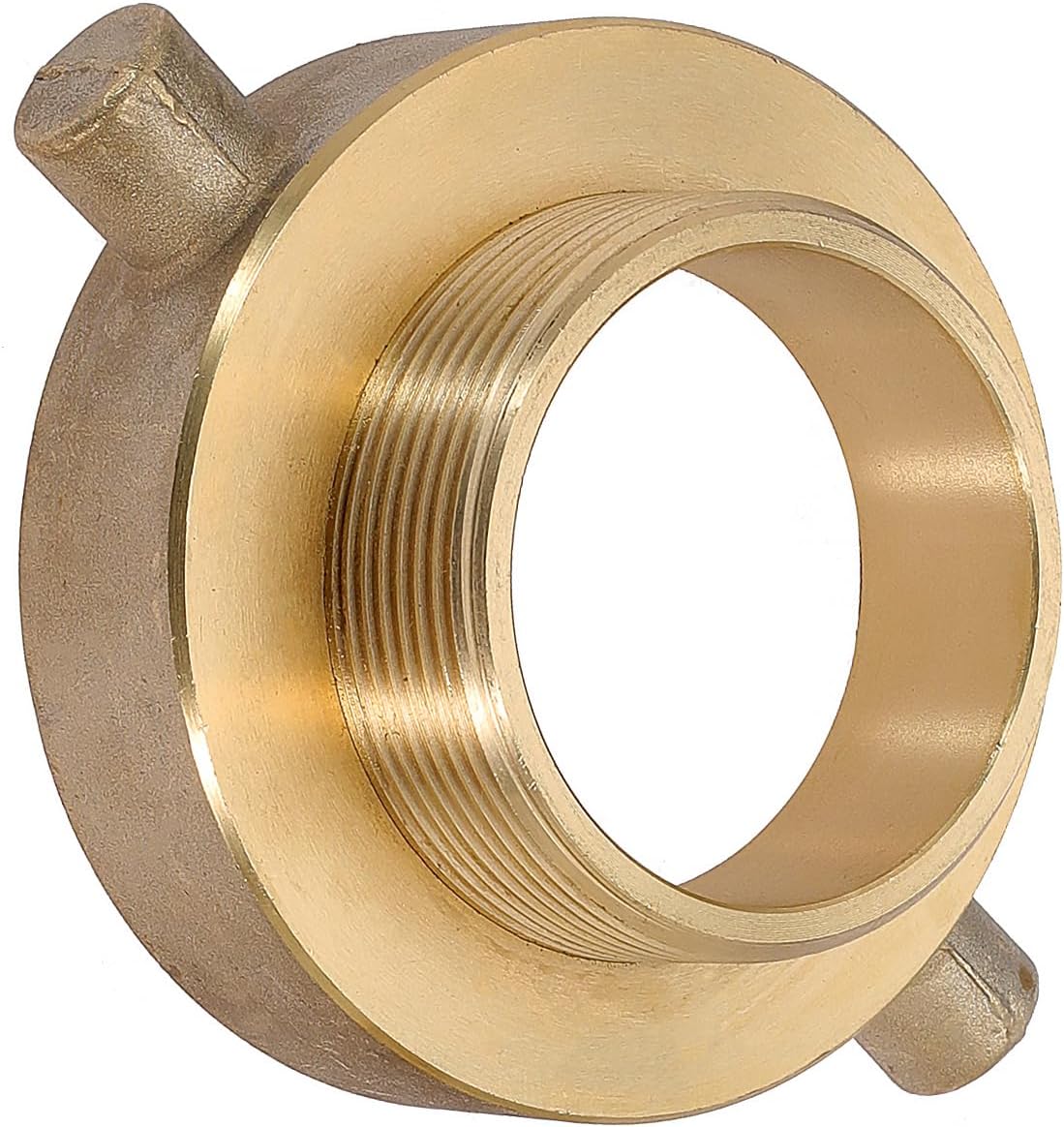 2-1/2" NST (NH) Female x 1-1/2" NST (NH) Male Fire Hydrant Hose Adapter Brass Fire Equipment with Pin Lug for Fire Hydrants, Pipes, Hoses