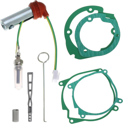 Glow Plug Kit Replaces 252069011300 for Eberspacher Espar Airtronic D2 D4 D4S 12V Diesel Parking Air Heater with Removal Fitting Tool