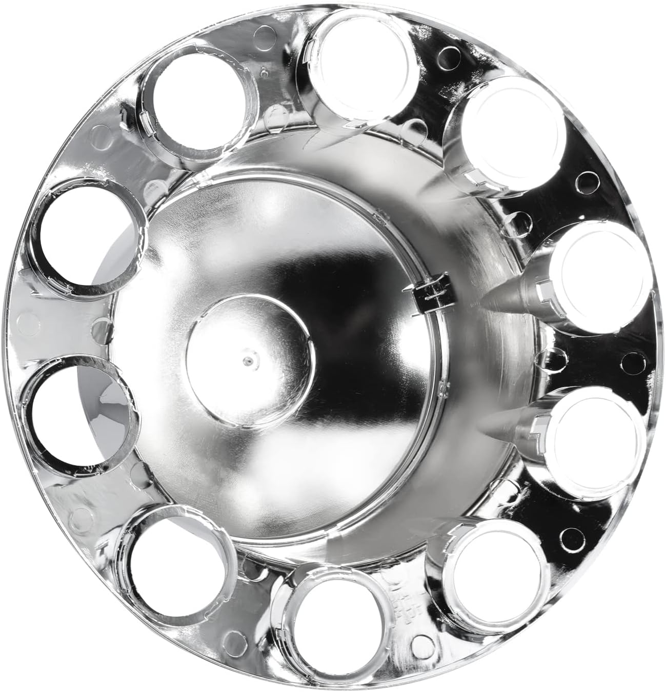Front and Rear Axle Wheel Cover Hub Cap 33mm Screw-on Lug Nut Covers for Freightliner Kenworth Peterbilt, for Semi Trucks, Domed