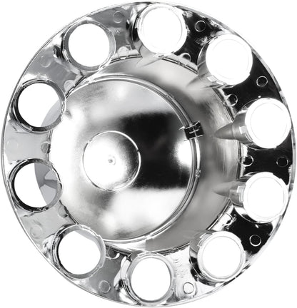 Front and Rear Axle Wheel Cover Hub Cap 33mm Screw-on Lug Nut Covers for Freightliner Kenworth Peterbilt, for Semi Trucks, Domed
