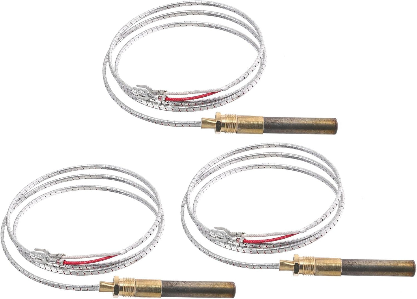 24'' 750mv Thermopile Generators for Fireplace Gas Ovens/Grills/Boilers/Water Heaters Frying Furnace 750℃ Millivolt Thermocouple