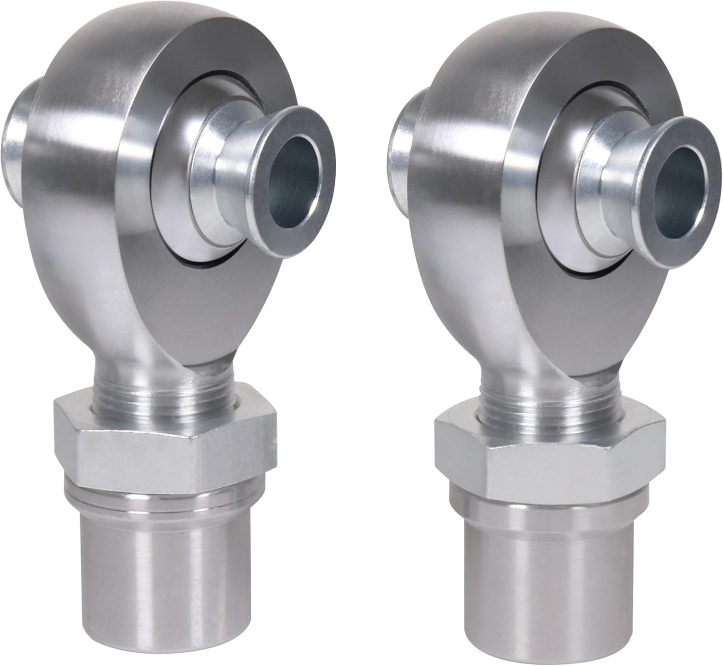 3/4" Heim Joints Rod End Kit Thread 0.75" Chromoly Heim Joints Suspension Kit Right and Left Hand Traction Bars Steering Kit with Round Tube Adapter Misalignment Spacer Jam Nuts (2 set-3/4inch)