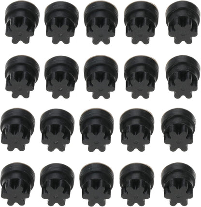 Rubber Grate Feet Stop Top Grates Knobs Replacement for Thermador Gas Stovetop Cooktop Grate Replaces 00618112 00637940 Pack of 20