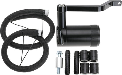 Billet Catch Can for HEMI Technology Z-Bracket Scat Pack for Dodge Challenger Charger for Chrysler 300 for Jeep Grand Cherokee 6.4 11 12 13 14 15 16 17 18 19 20 21 (Black)
