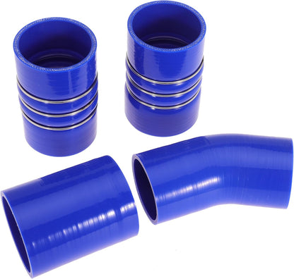 6.0 Turbo Intercooler Boots Clamps Kit 2003-2007 6.0 Intercooler Pipe Boot Kit For Ford F250 F350 6.0L Powerstroke Diesel with T Bolt Clamp