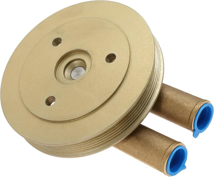 21214599 5.7 Crank Mounted Sea Water Pump for Volvo Penta Engines 4.3 5.0 5.7 Replaces 21214599 3862482 3812693 with Serpentine Belt Pulley