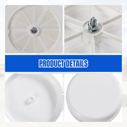 RV Roof Mushroom Vent Cover Plumbing Vent Cap Waterproof for Camper Trailer Ceiling Ventilator for Improved Airflow Heat Reduction, 2Pack