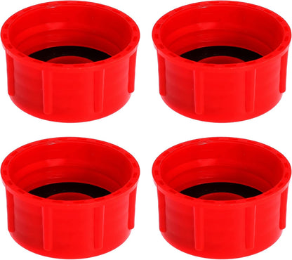 Gas Can Cap Replacement Red Coarse Thread Cap Solid Transportation Gas Can Caps Prevent Fuel Leakage