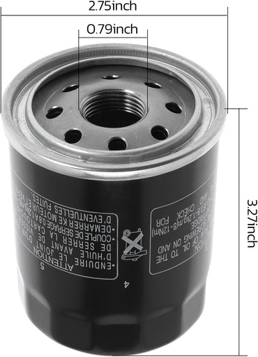 Oil Filter Replace 2540086 for Ranger 500 for RZR for Sportsman 600(10) | Replace 2540122,2540006,for Ranger 570 700 800 1000 2006-2020 for General 1000 2016-2021 for Sportsman 700 800 2004-2014