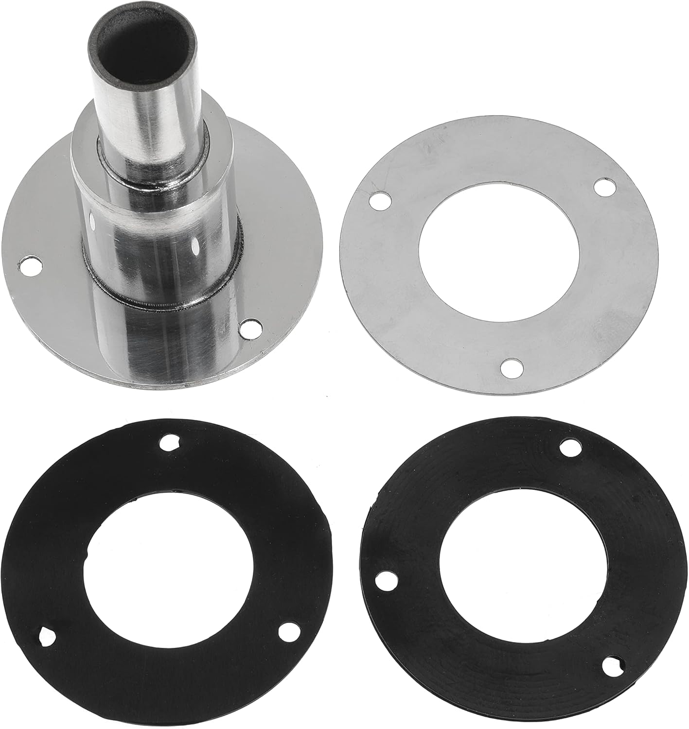 Straight Thru Hull Exhaust Skin Fitting 24mm Tube Pipe Socket for Webasto for Planar for Eberspacher for Chinese Parking Heaters