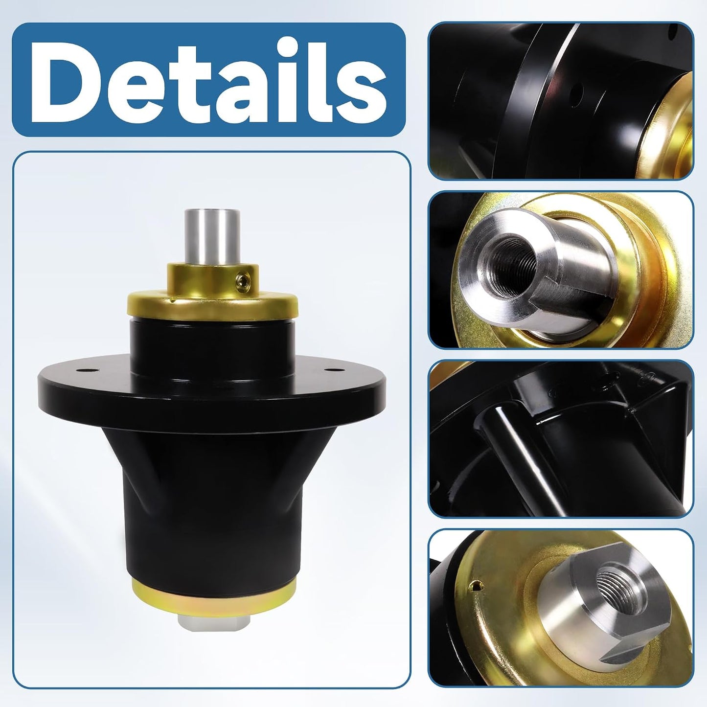 Blade Spindle Assembly Replace 037 4000 50, 037 8000 00 for Bad Boy 48in 54in 61in 72in Deck Outlaw Extreme Outlaw XP (1 Pack)
