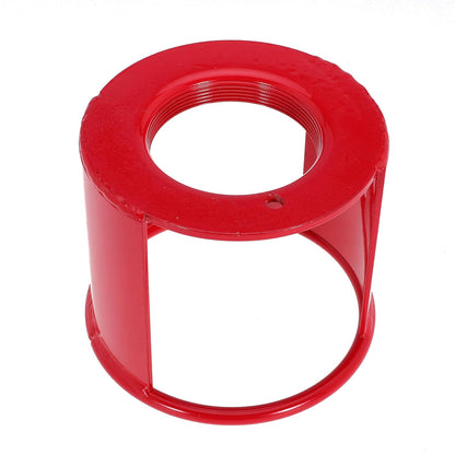 Acetylene Cylinder Regulator Safety Cap Protector Safety Collar 3-1/2 x 12 Fine Thread for Acetylene Cylinder, Acetylene Tank, High Pressure Cylinder, Low Pressure Cylinder (Red, 1PCS (312))