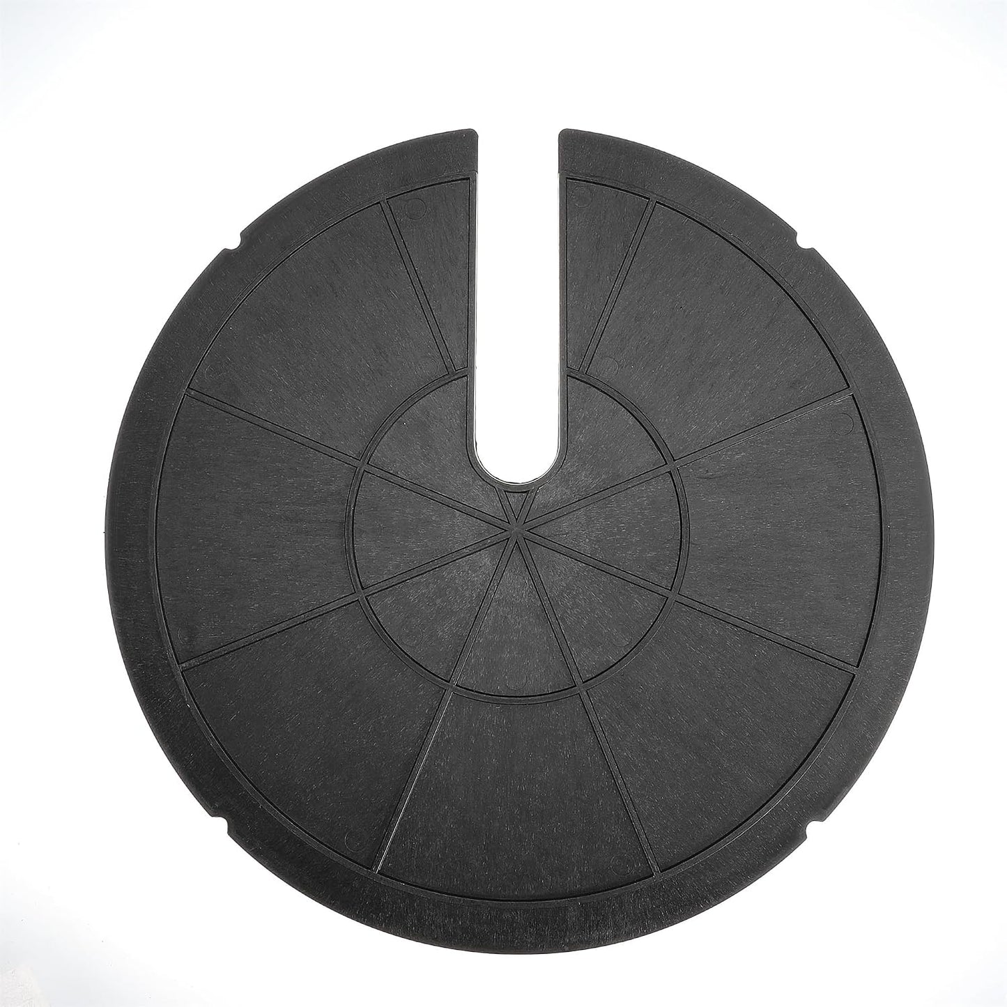 17.71 Inch Plastic Sump Pump Cover - Sump Basin Cover & Septic Tank Lid for Water Pump Basins, Buckets & Outdoor Wells (Pack of 2)
