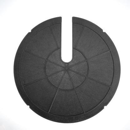 17.71 Inch Plastic Sump Pump Cover - Sump Basin Cover & Septic Tank Lid for Water Pump Basins, Buckets & Outdoor Wells (Pack of 2)