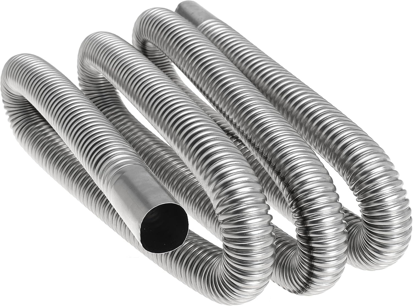 200cm 1 inch Heater Exhaust Pipe Generator Exhaust Extension Fuel Tank Gas Vent Hose with Clamps