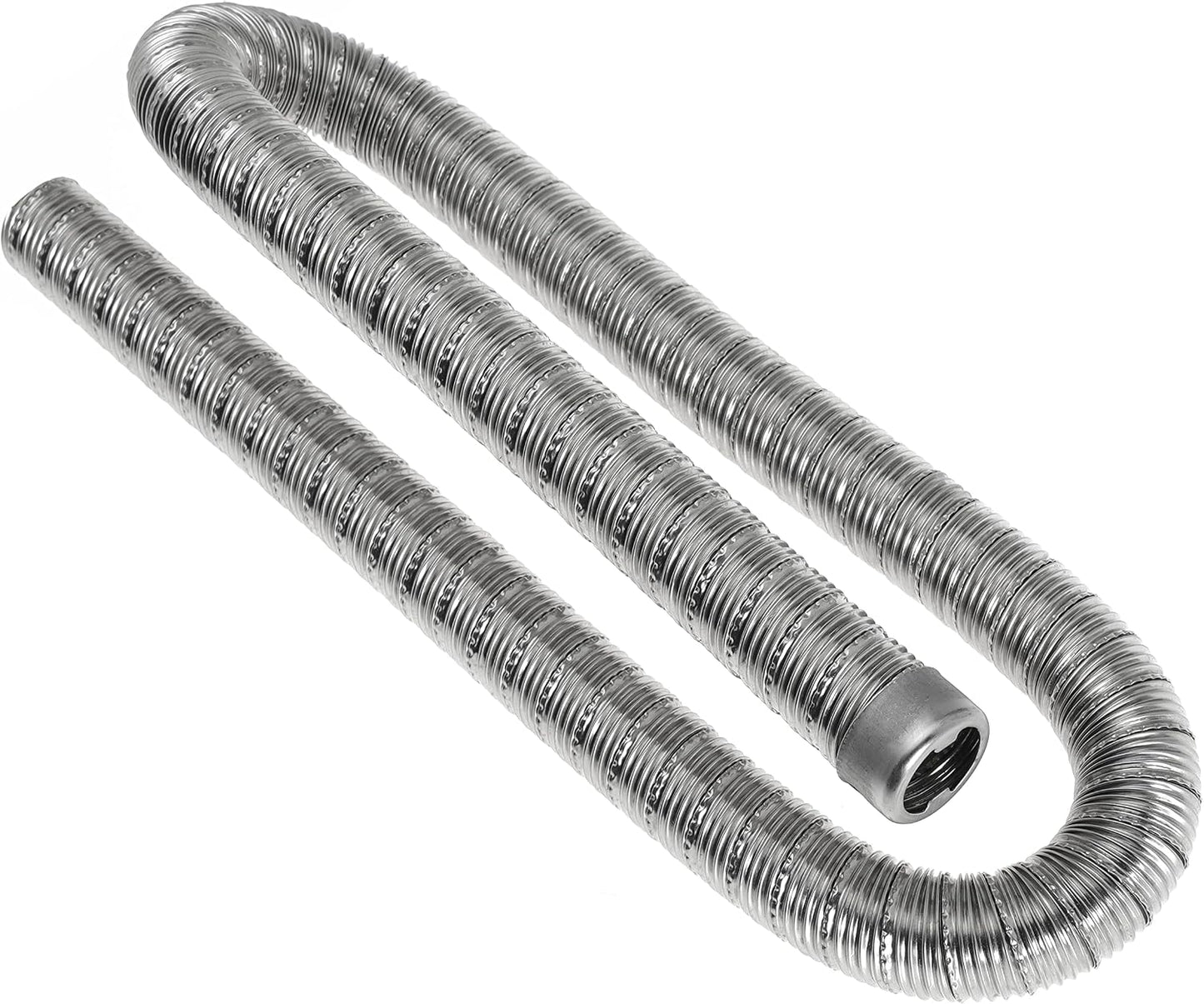 100cm 24mm Exhaust Pipe for Diesel Heater, 1 Inch ID Generator Exhaust Extension with Clamps for Parking Air Heaters Replaces 36061296 90394 (Double Wall)