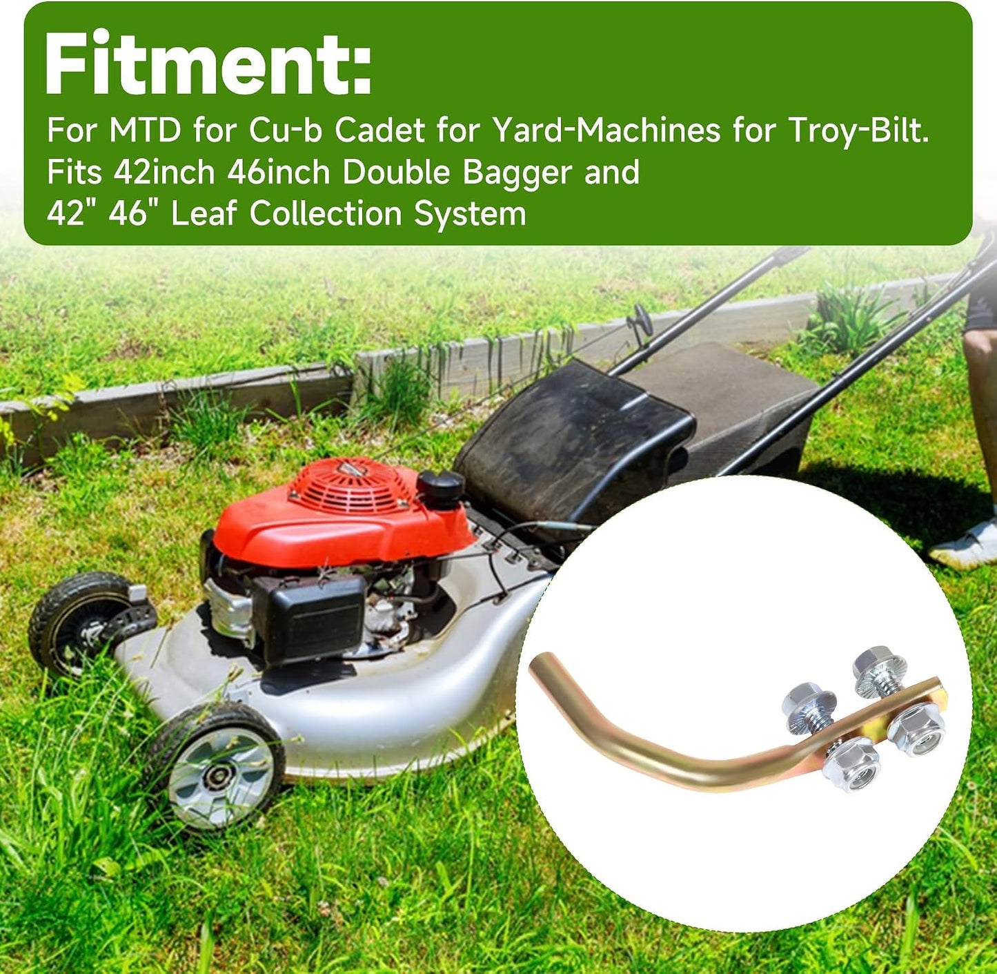 689-00636 Hardware Pack for MTD for Cu-b Cadet for Yard-Machines for Troy-Bilt for 42inch 46inch Double Bagger and 42" 46" Leaf Collection System