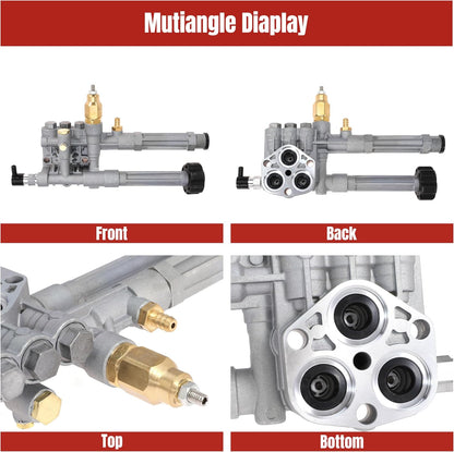 Replacement AR42940 Pressure Washer Pump Head Assy 2600 PSI, 2.2 GPM with EZ Start/Thermal Relief Valve Replace AR42518 AR43061 for RMW2G20 RMW2.2G20D RMW2.2G24