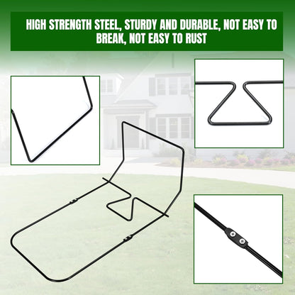 Grass Catcher Bag Frame for to-ro 22" Recycler Lawn Mower Replace 132-4483-03 114-2639-03, Foldable