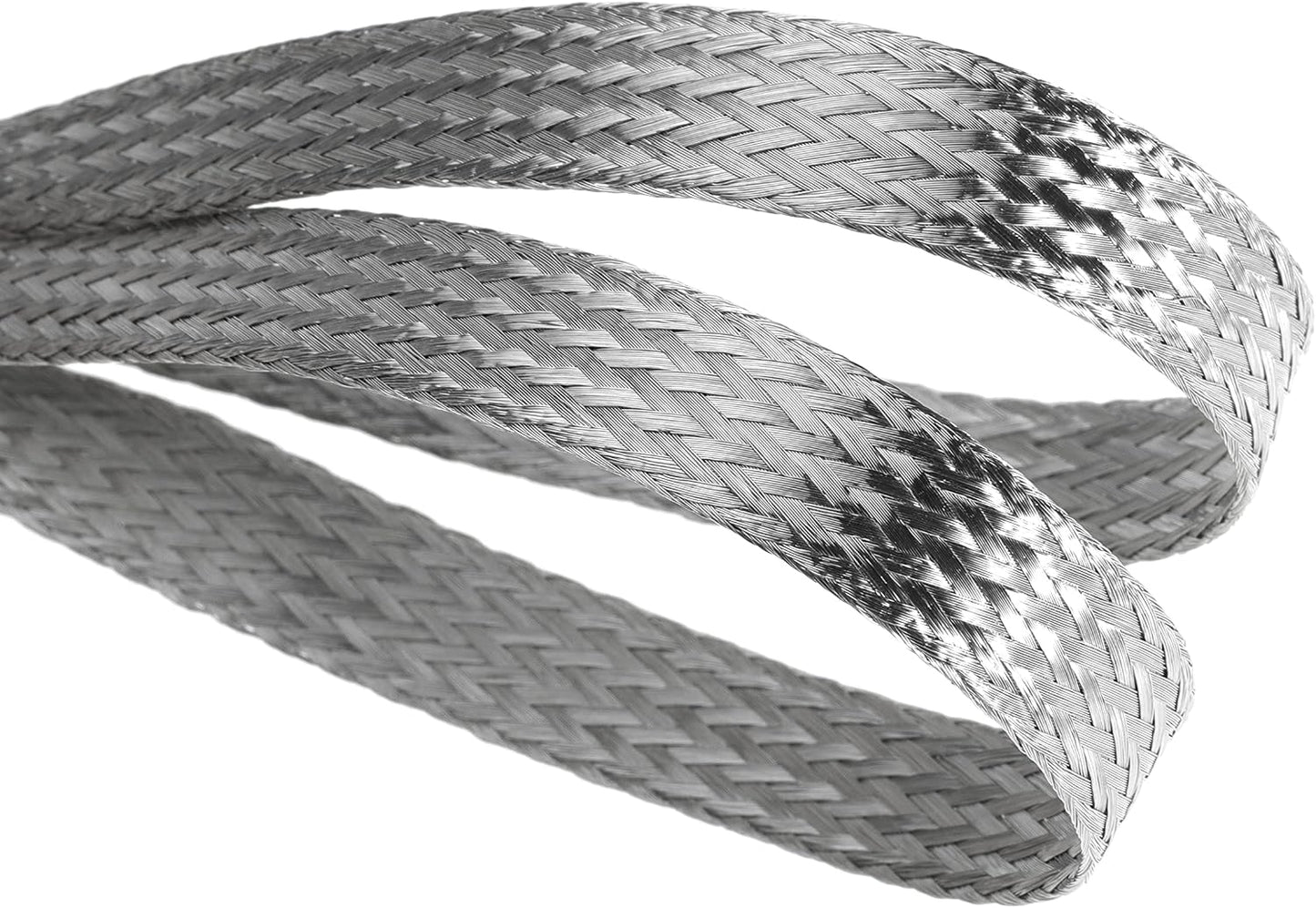 Automotive Ground Strap 3pcs Braided Ground Strap 10" x 1/2" and 2pcs 13" x 1/2" Ring Terminal for Vehicle Grounding