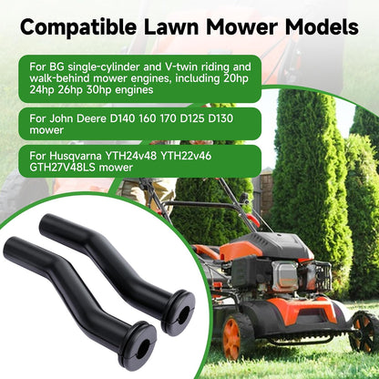 596163 Vacuum Hose for John Deere D125 D130 D140 D160 D170 Lawn Mower Tractor Replaces 593998 797408 6pcs