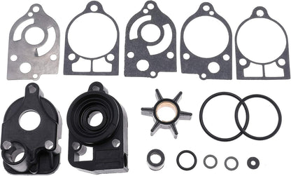 46-77177A3 Water Pump Impeller Repair Kit for Mercury for Mariner for Quicksilver 30 35 40 45 50 60 65 70 HP 2 Stroke Outboard Replace 18-3324
