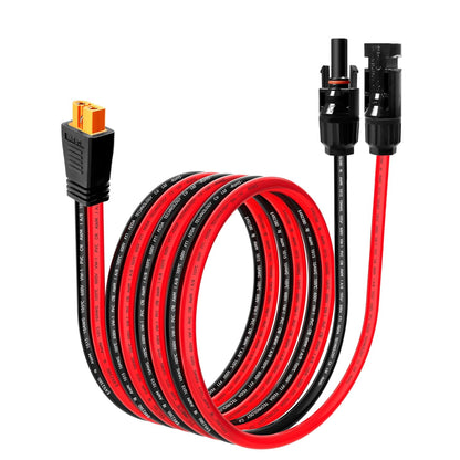 12AWG 5FT Solar to XT60i Charge Extension Cable for Solar Panels Portable Power Stations
