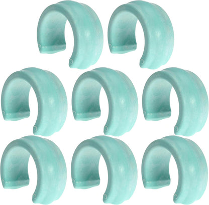 Universal Pool Hose Weight (4 Pack) - Green Plastic - Fits Most Pool Cleaners - 4cm Diameter - 15 Inch Length