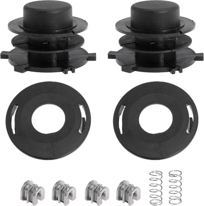 25-2 Trimmer Head Rebuild Kit for Stihl 25-2 FS44 FS55 FS80 FS83 FS85 FS90 FS100 FS100RX FS110 FS120 FS130 String Trimmer with Cover Cap Parts Head Spool (Spool-S2512)