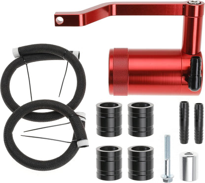 Billet Catch Can for HEMI Technology Z-Bracket Scat Pack for Dodge Challenger Charger for Chrysler 300 for Jeep Grand Cherokee 6.4 11 12 13 14 15 16 17 18 19 20 21 (Red)