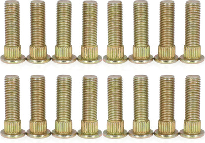 Front Rear Wheel Stud for Polaris for Ranger for Sportsman for RZR 570 700 800 900 2006-2021 Replace 7518378 (16PCS)