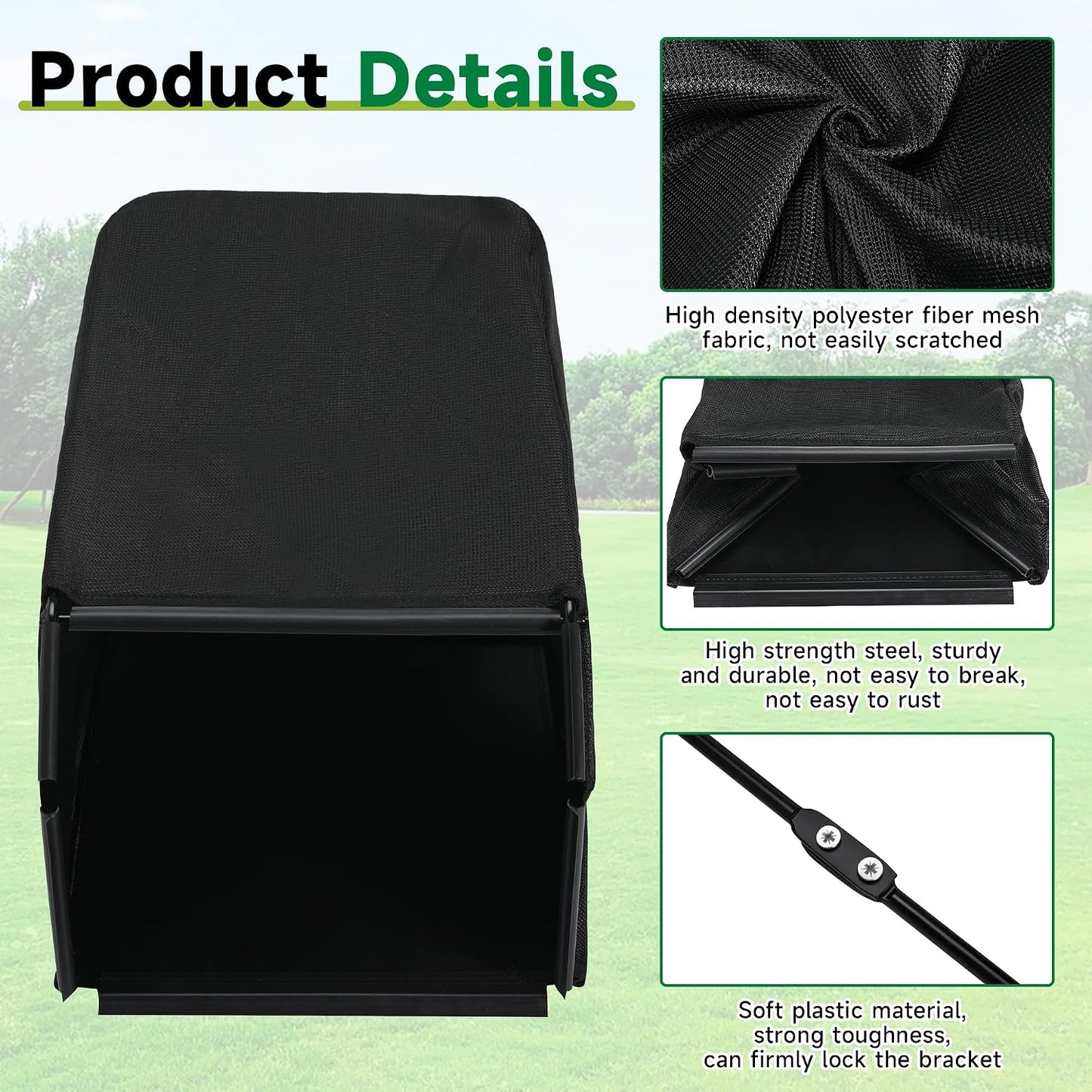 Lawn Mower Bag and Frame Set Grass Catcher Bag and Frame for to-ro 22" Recycler Lawn Mower Replace 132-4483-03 115-4664 114-2639-03
