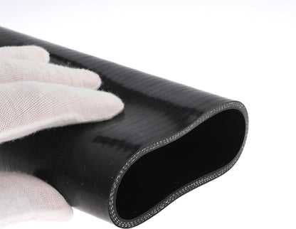 3 Inch Straight Silicone Hose For Turbo Intercooler Intake Silicone Hose Black with Clamp