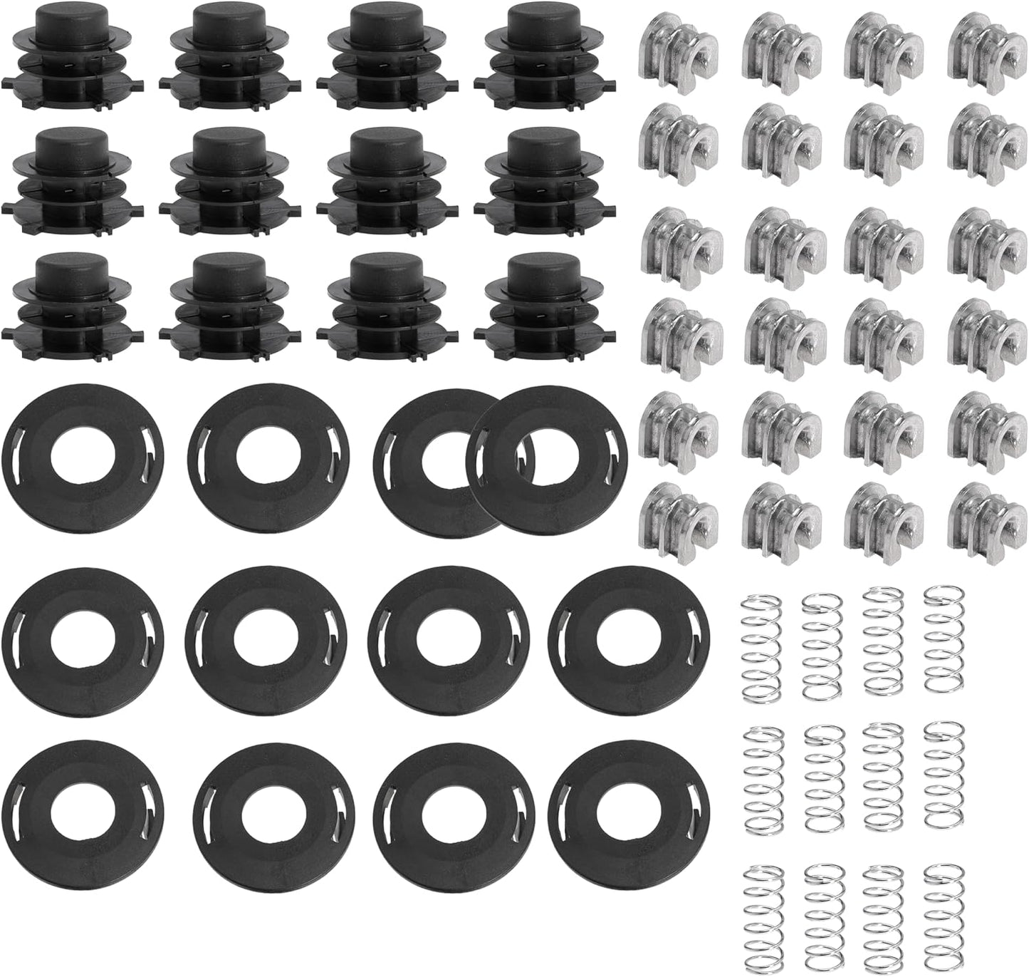 25-2 Trimmer Head Rebuild Kit for Stihl 25-2 FS44 FS55 FS80 FS83 FS85 FS90 FS100 FS100RX FS110 FS120 FS130 String Trimmer with Cover Cap Parts Head Spool (Spool-S2512)