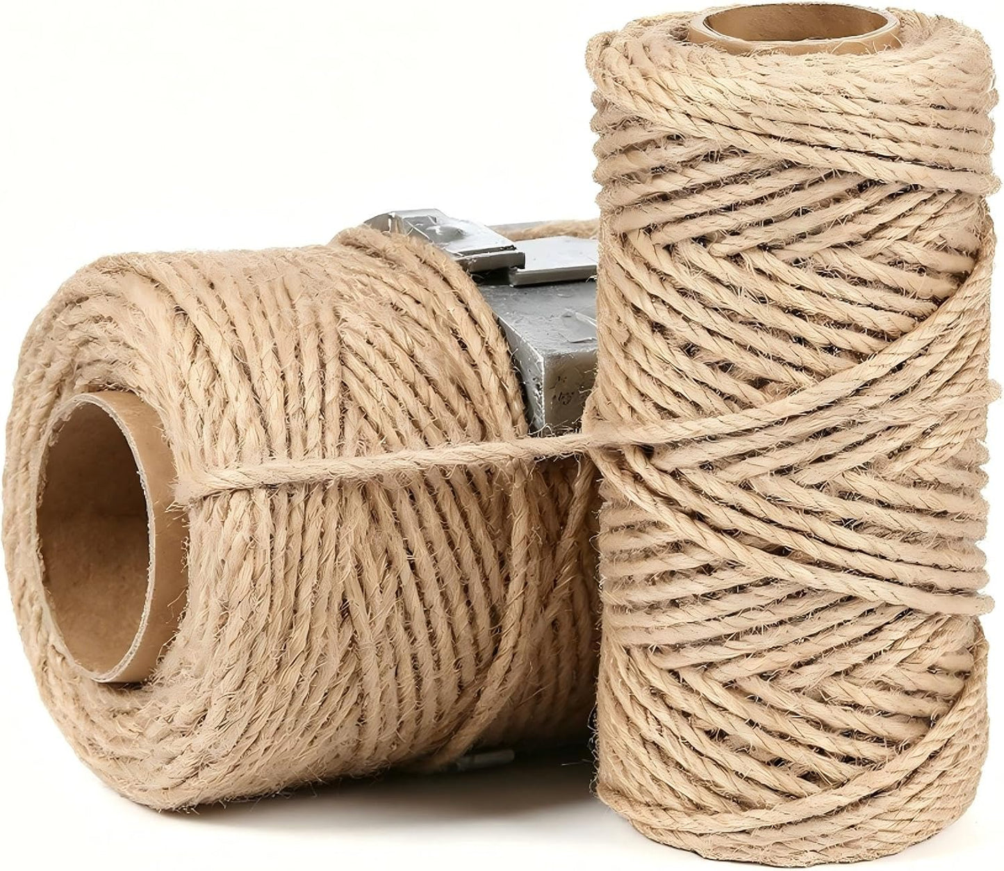 Jute Rope(1inX200 ft),25mm Thick Twisted Manila Ropes,Tug of War Rope,Heavy Duty Hemp Rope for Swing Bed, Crafts, Railing, Tug of War