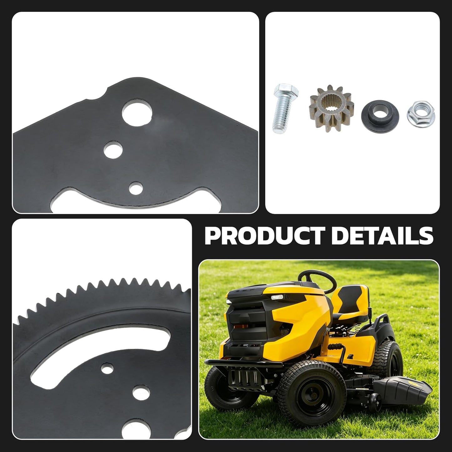 Steering Sector Gear Plate Replacement for Mtd for Bolens for Cub Cadet for Yardman for Troy Bilt Replaces 717-1550 717-1550A 717-1550B 717-1550C 717-1550D 717-1550E 717-1550F