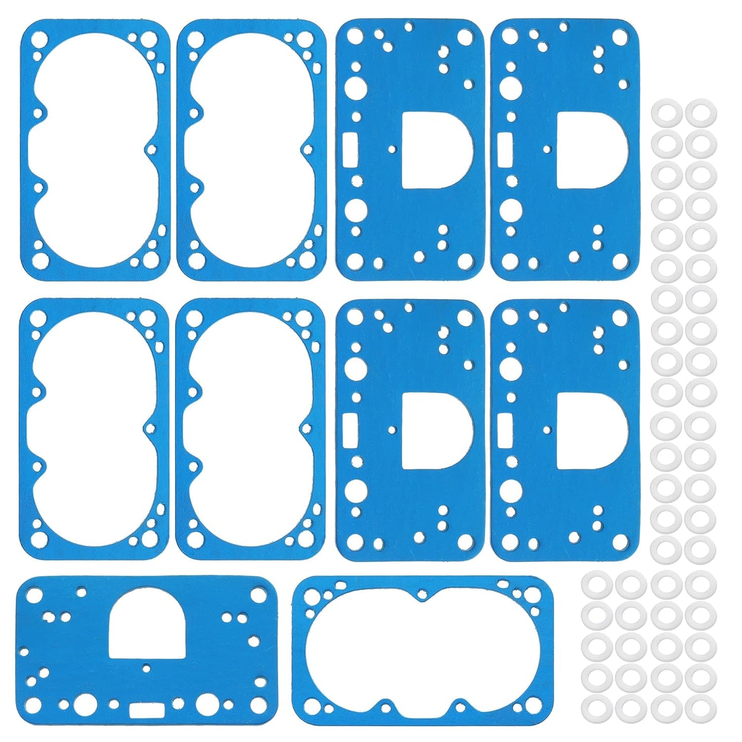 8-2000QFT Carburetor Gasket Rebuild Kit, Fuel Bowl Service Kit for Holley 8-2000 M2300 4150, 4160 G59 Carb Gasket Kit