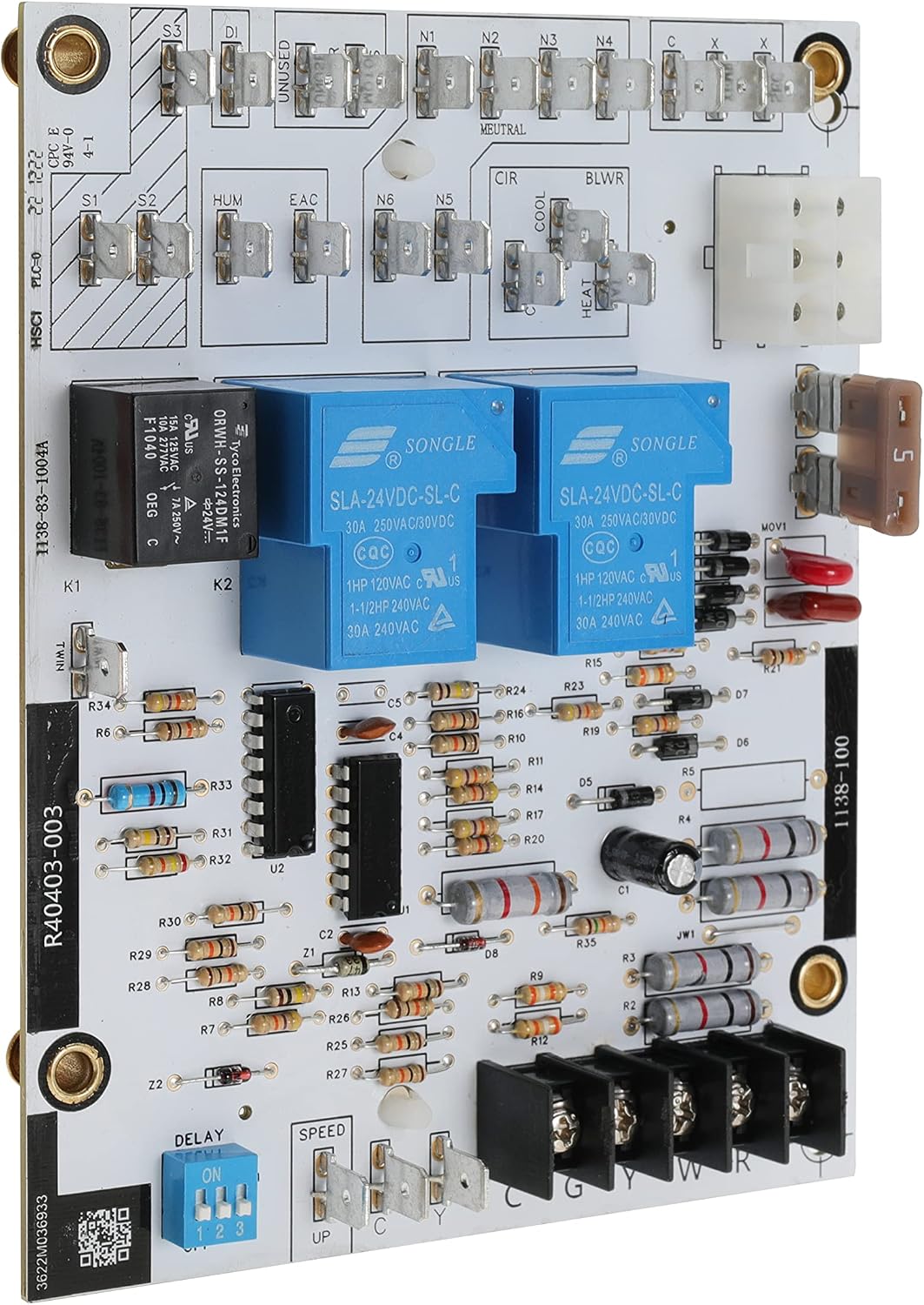 Replacement R40403-003 Air Furnace Blower Control Circuit Board for Armstrong Ultra SX 80 SX90 for Honeywell ST9120C for Ducane for Lennox