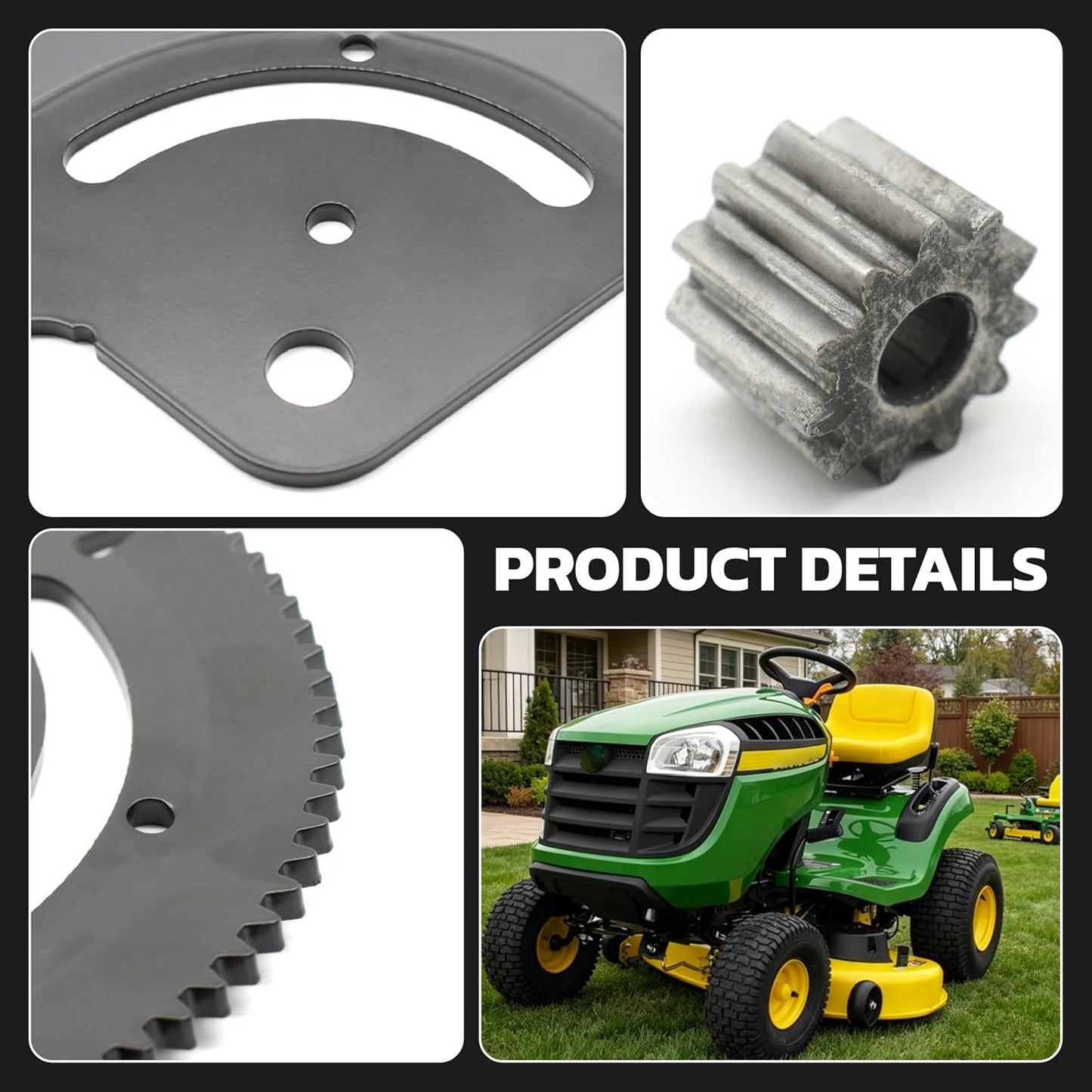 UC14592 Steering Sector Pinion Gear for John Deere D105 D110 D125 D130 D140 D160 D170 Lawn Tractors Replaces UC14592 UC13515 GX26057 GX26220