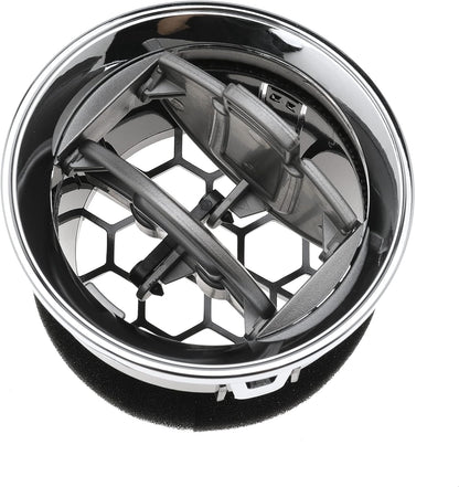 Front Interior Dashboard Louvre AC Heater Air Vent Duct Chrome Set for Ford F150 F-150 Lobo 09 10 11 12 13 14 Replaces 9L3Z-19893-CA CL3Z19893EA 9L3Z19893AA 9L3Z-19893-AA CL3Z-19893-EA 9L3Z19893CA