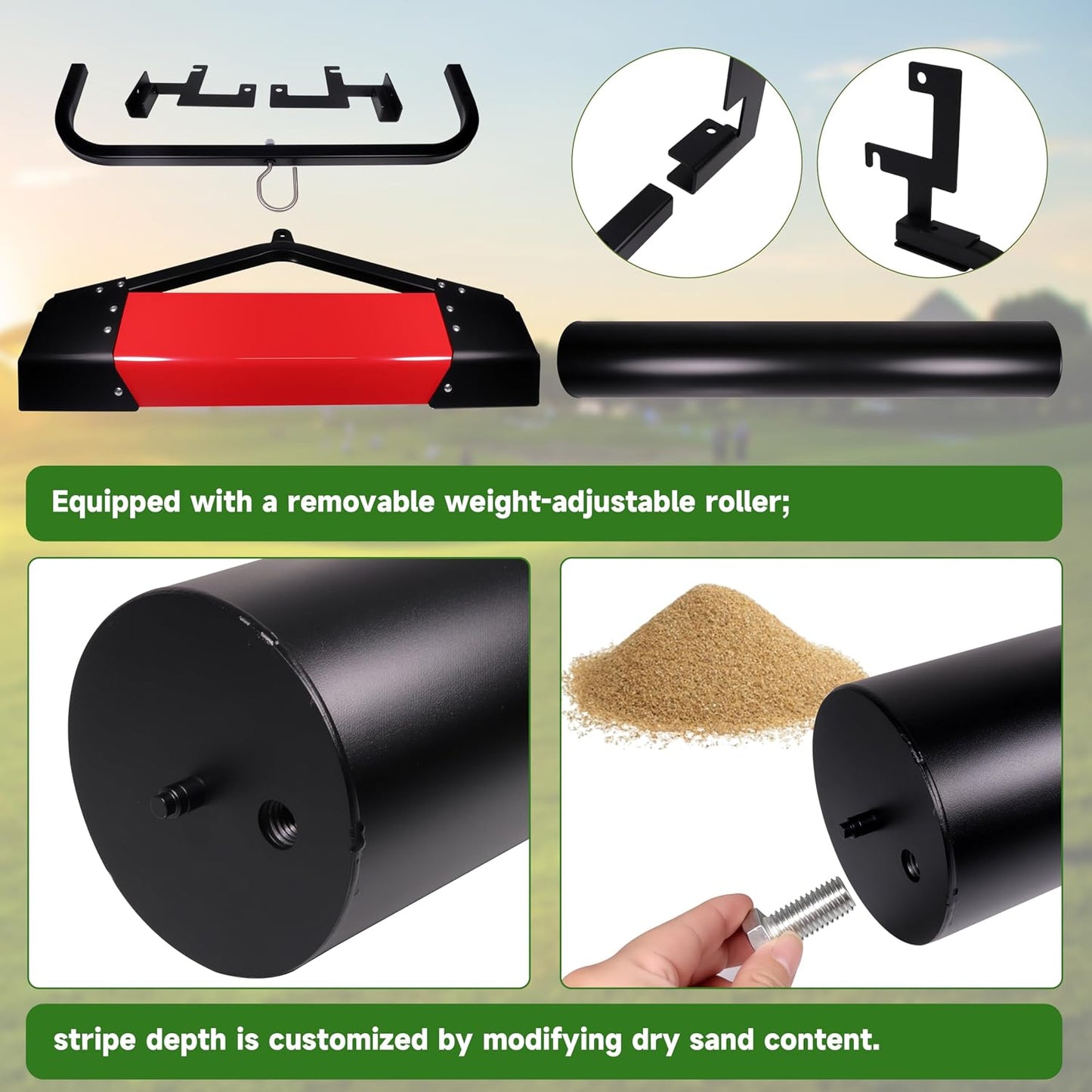 Lawn Striper Kit for Toro Striping Systems, Fits All Walk-Behind Lawn Mowers